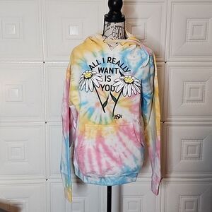 NWOT Tie Dye Hoodie By Sammi Ryan size medium